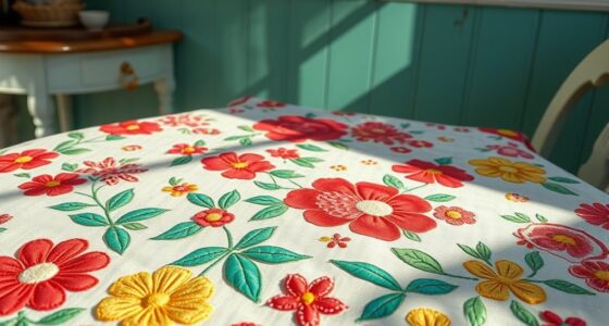 revive stained tablecloths creatively