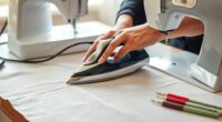 seam wrinkle free sewing
