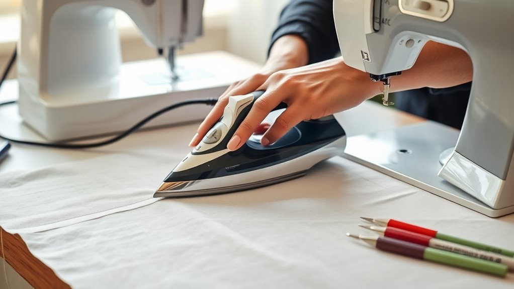 seam wrinkle free sewing
