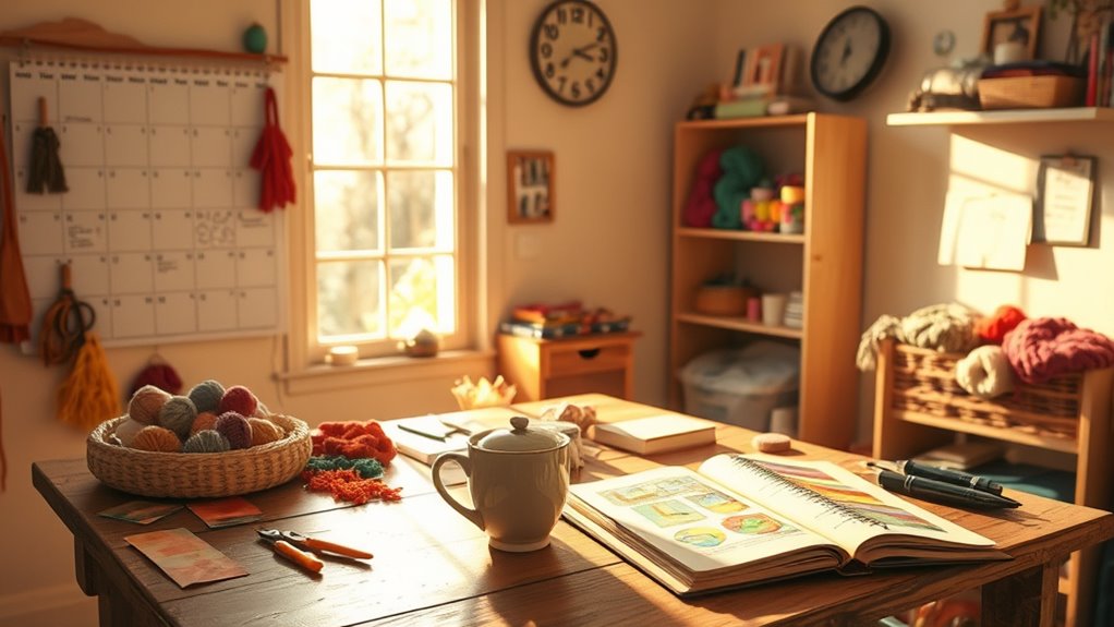structured crafting time management