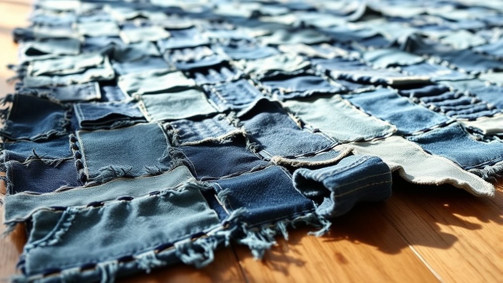 transform old jeans into decor