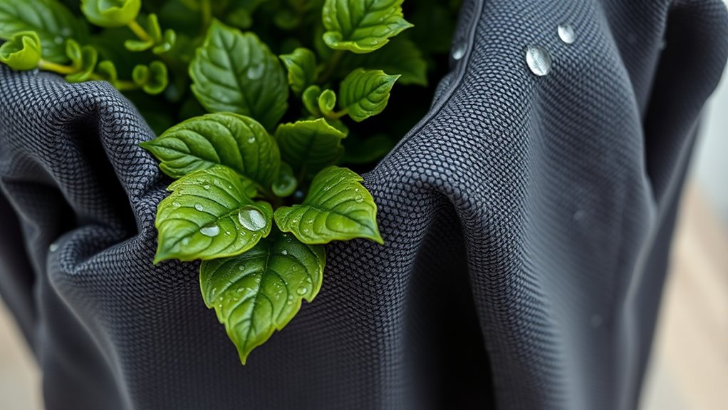 water resistant fabric planter cover