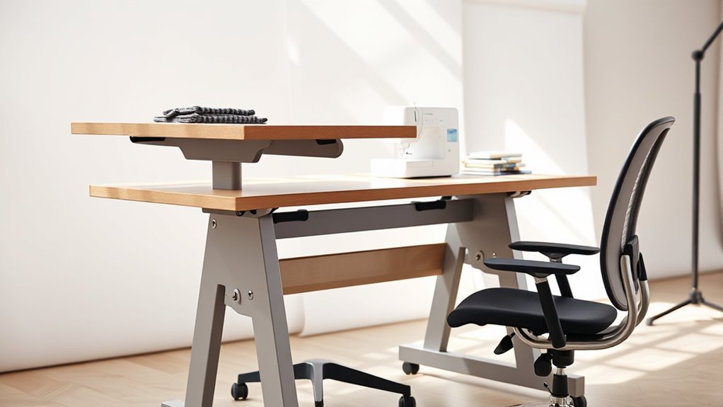 adjustable height sewing considerations