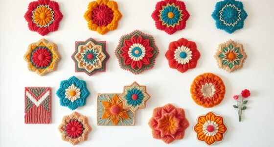 diy punch needle wall art