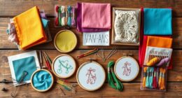 embroidery kits with hoops