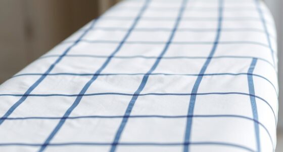 grid lined ironing board covers