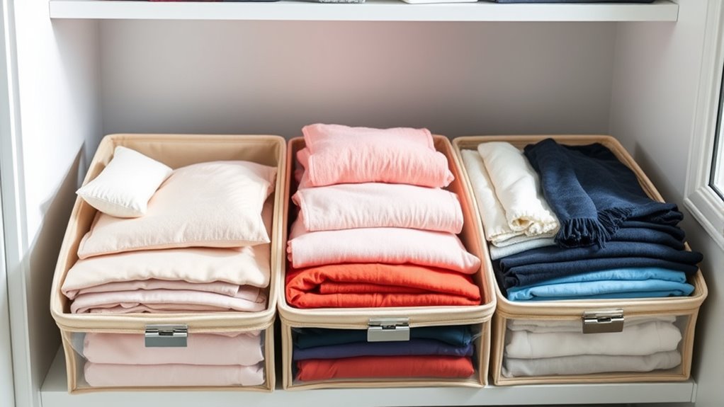 humidity controlled fabric storage