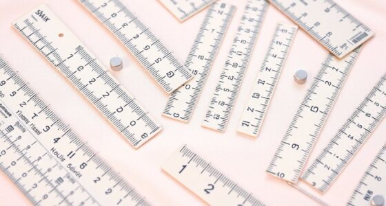 magnetic seam allowance rulers