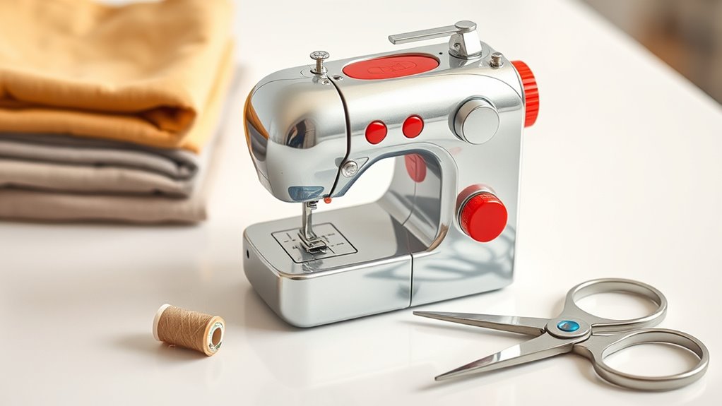 mini sewing machine features