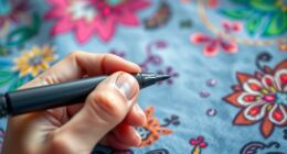 precise fabric marker selection