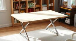 space saving folding work tables