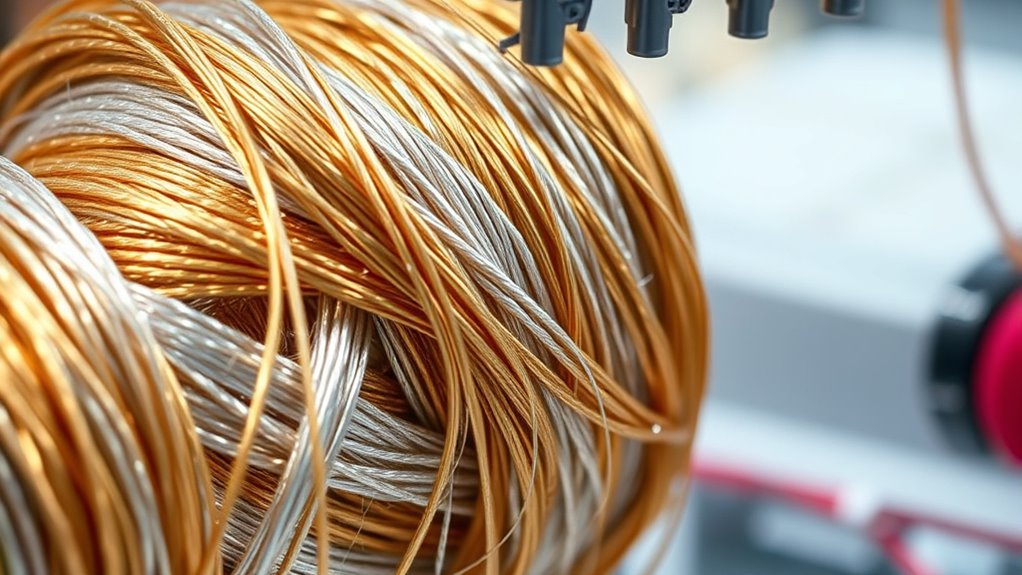 sparkly metallic embroidery threads