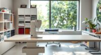 top adjustable sewing desks
