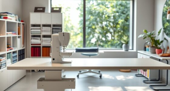 top adjustable sewing desks