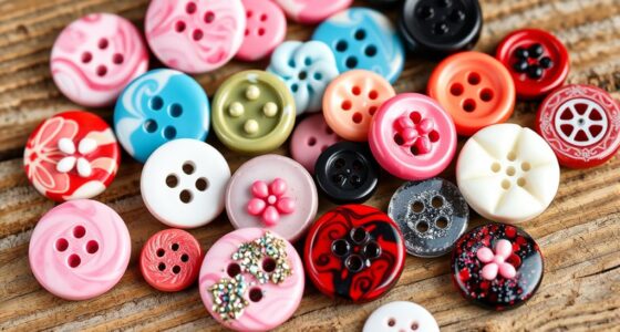top resin button collections