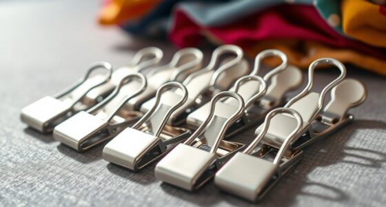 top stainless steel fabric clips