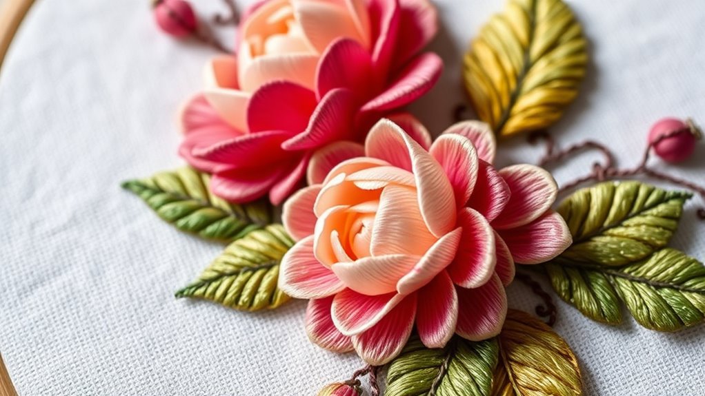 3d raised embroidery technique