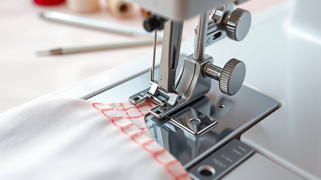 adjust tension for perfect stitches