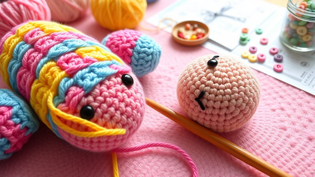 choose appropriate yarn and hooks