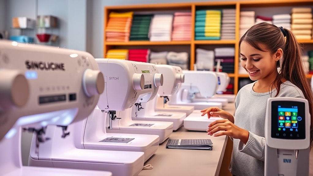 choose beginner friendly sewing machines
