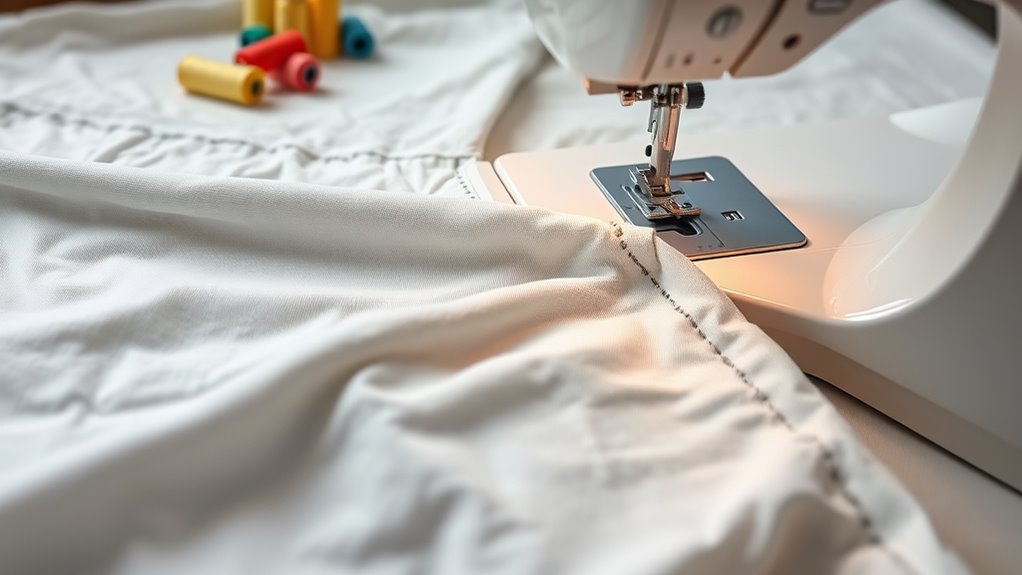 choose fabric maintain seam allowances