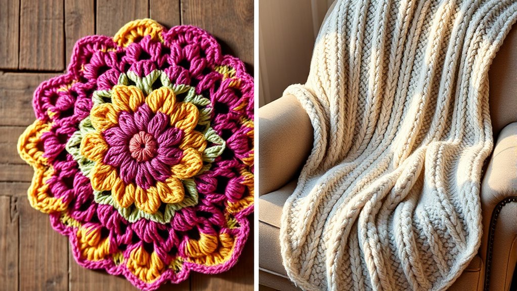 crochet vs knitting comparison