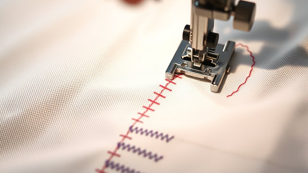 different stitches techniques settings