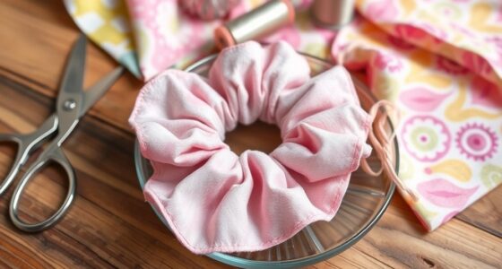 diy fabric hair accessory