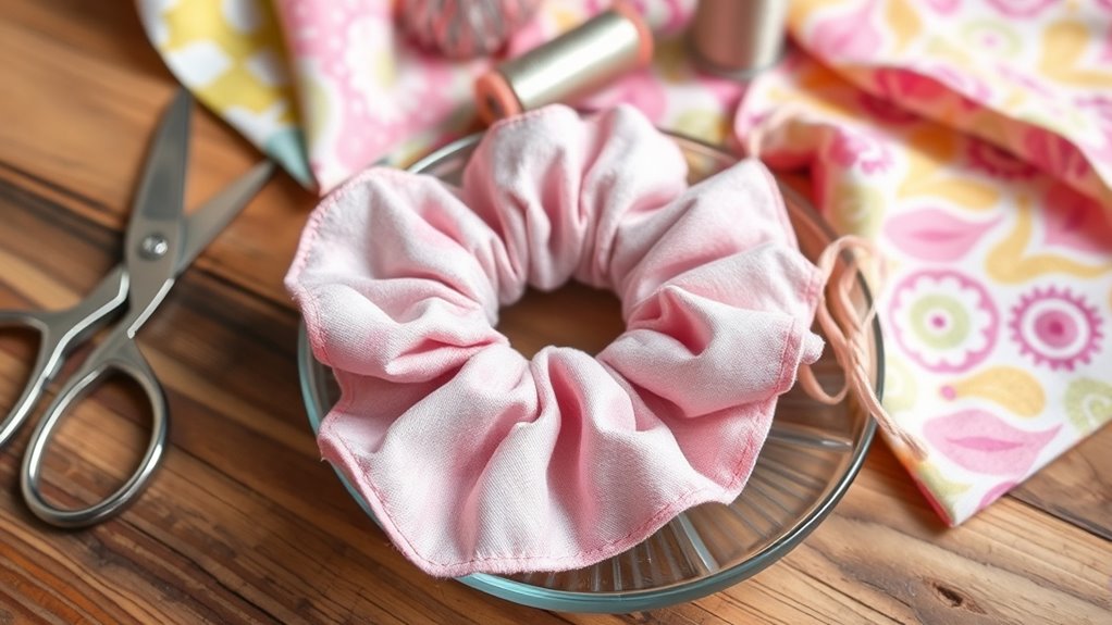diy fabric hair accessory