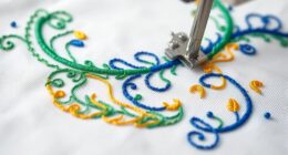 embroidery with regular sewing