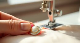 hand vs machine button sewing