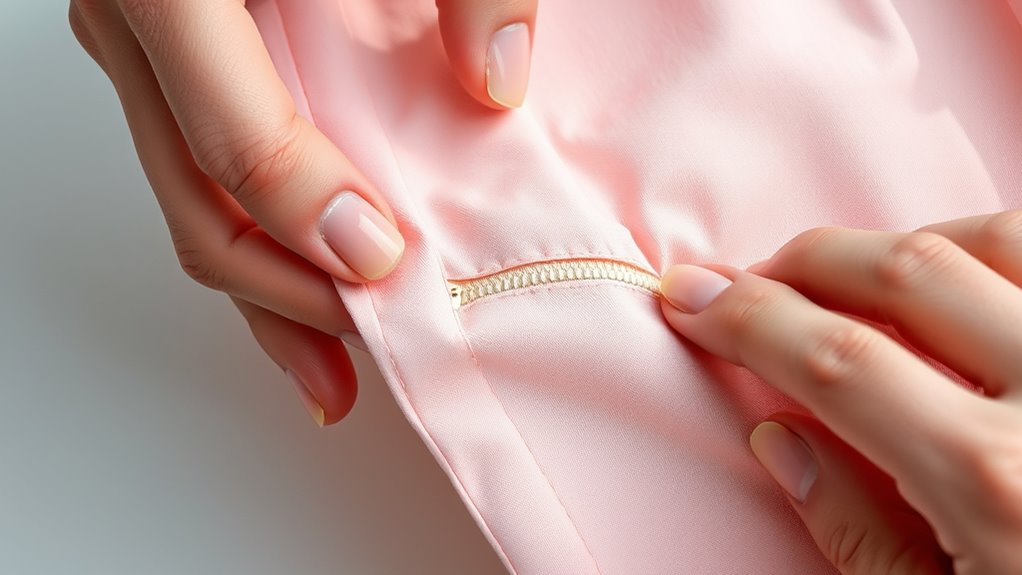 invisible zipper installation techniques