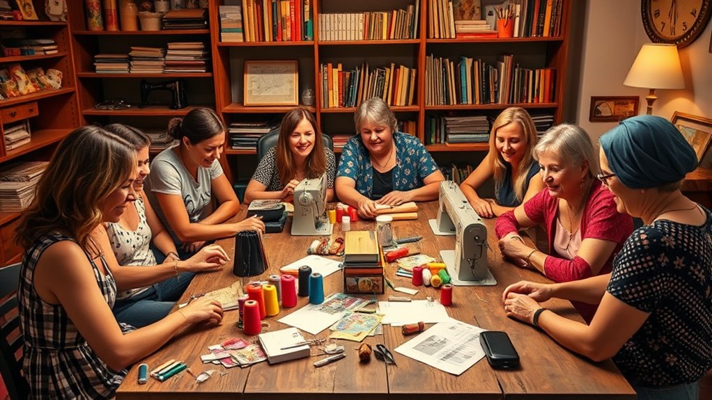 join sewing community actively