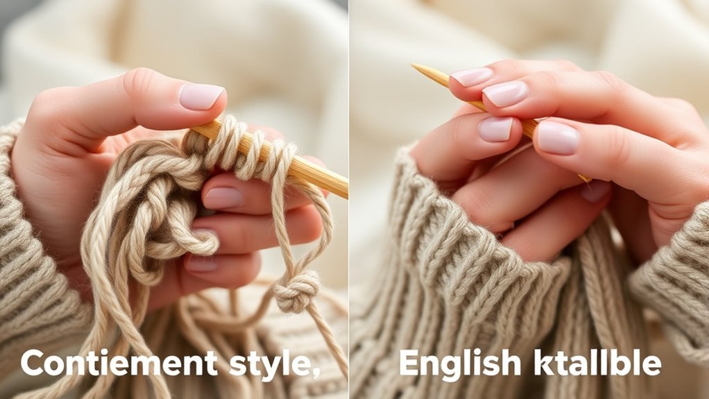 knitting style influences tension