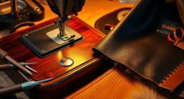 leather vinyl fur sewing