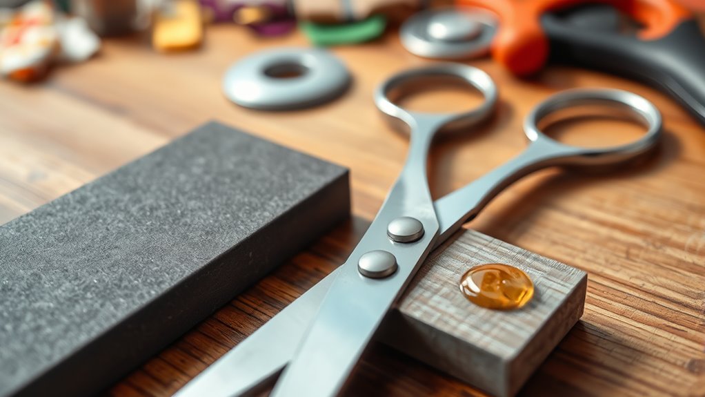 maintain scissors for precision