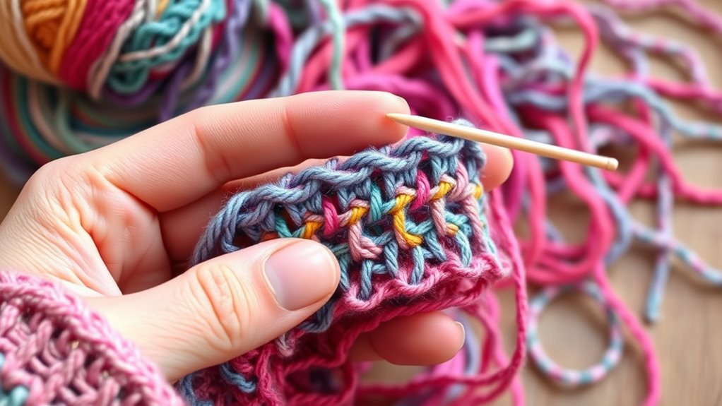 maintain steady tension and consistency