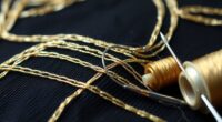 metallic thread embroidery tips