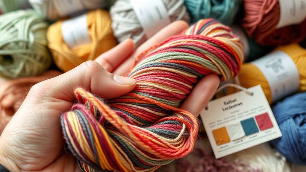 organize yarn by characteristics