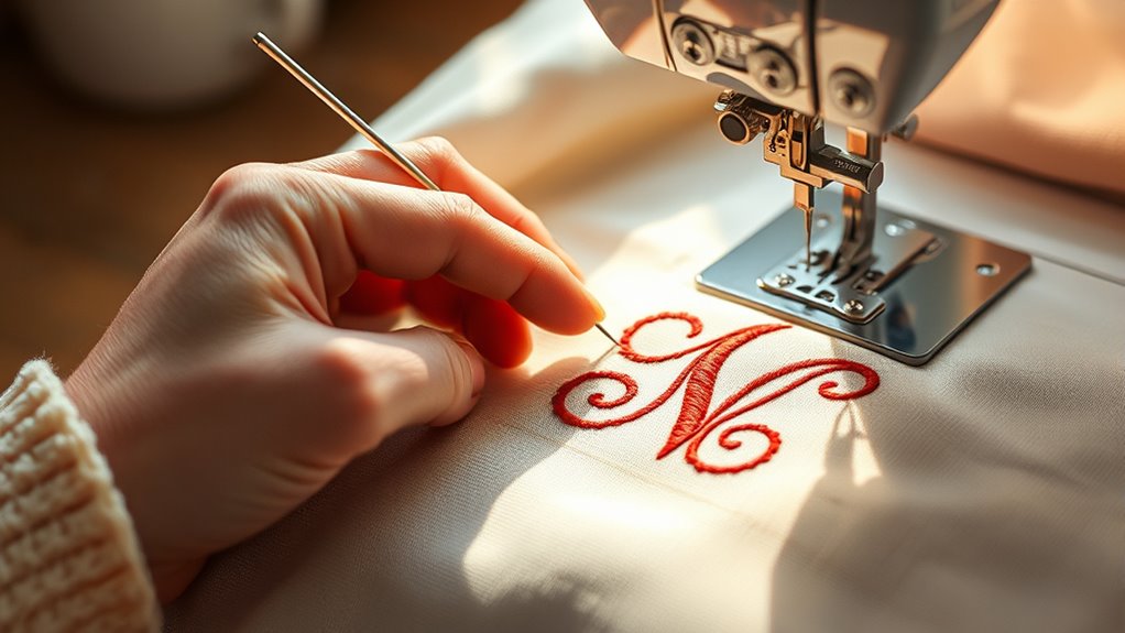 personalized embroidery craftsmanship