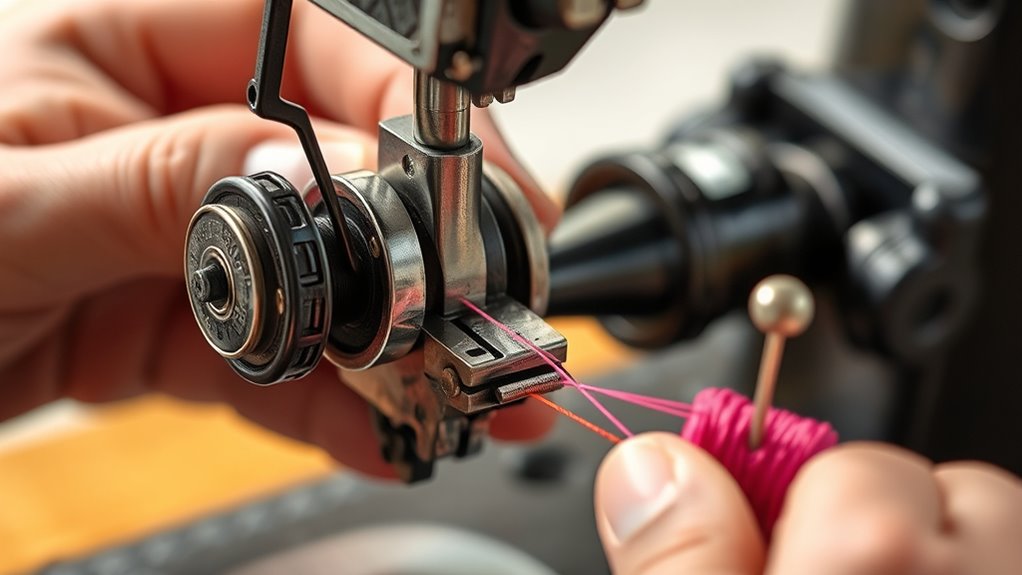 proper machine threading technique