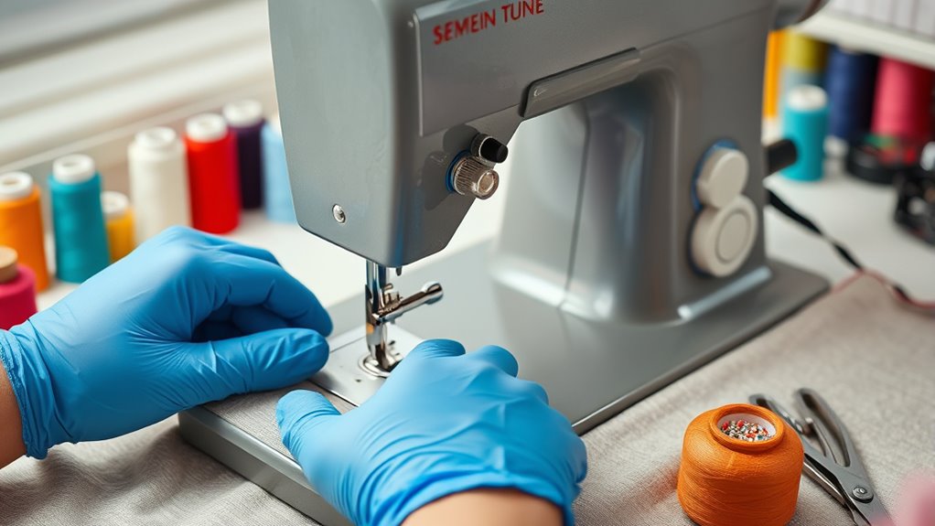 safe sewing machine practices