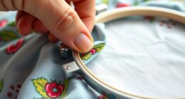 secure fabric hoop technique