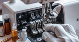 serger cleaning and tuning