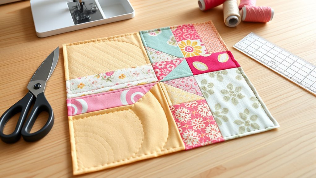 sew nine patch block