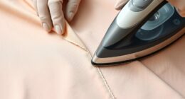 sewing and pressing darts