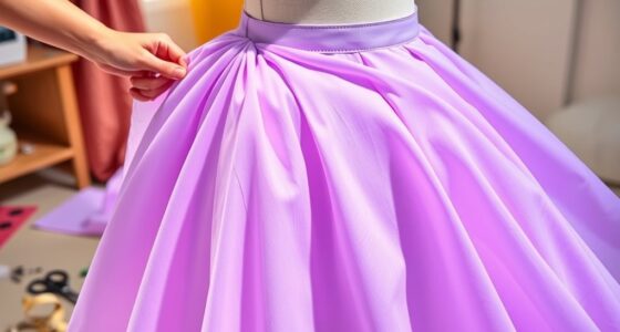 sewing circle skirt tutorial