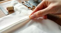 sewing french seams technique