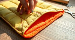 sewing padded laptop sleeve