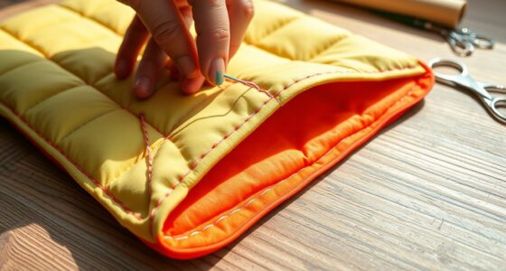 sewing padded laptop sleeve